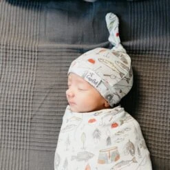 Copper Pearl Knit Swaddle Blanket | Trout 18 Copper Pearl Knit Swaddle Blanket | Trout -Baby Go Round Store CPG21ACWEB 68