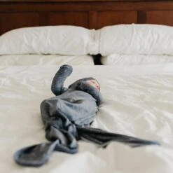 Copper Pearl Knotted Gown | Denim -Baby Go Round Store CPTRIPLETS21ACWEB 122 14937a11 ecc3 4016 a7c4 fef562a62743