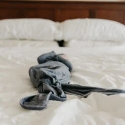 Copper Pearl Knotted Gown | Denim -Baby Go Round Store CPTRIPLETS21ACWEB 124 b697eb8d b6ab 4626 abc1 2532e4776ae6