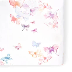 OILO BUTTERFLY CRIB SHEET