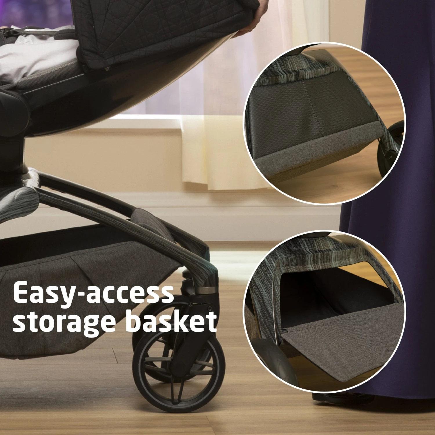 Maxi-Cosi Kindred Tana 360° Rotating Modular Stroller 9 Maxi-Cosi Kindred Tana 360° Rotating Modular Stroller - Image 9