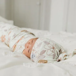 Copper Pearl Knit Swaddle Blanket | Ferra -Baby Go Round Store CopperPearl1120ACWB 295copy da13fa1d 6fb3 4278 a044 cf16754352b4