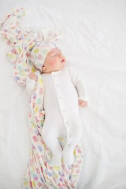 Copper Pearl Top Knot Hat - Summer 12 Copper Pearl Top Knot Hat - Summer -Baby Go Round Store Copy of Copy of EmmyLowePhotoCPMay18 71