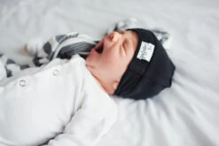 Copper Pearl Top Knot Hat - Midnight -Baby Go Round Store Copy of Copy of EmmylowephotoCopperPearlNov17 186