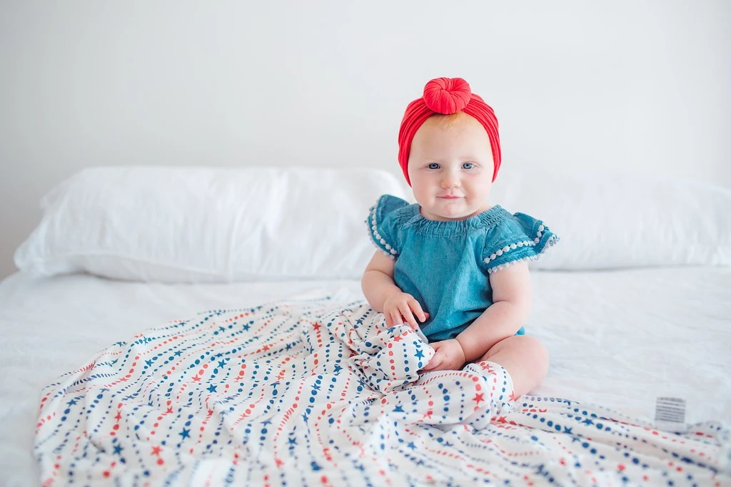 Copper Pearl Knit Swaddle Blanket - Glory 10 Copper Pearl Knit Swaddle Blanket - Glory - Image 10