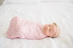 Copper Pearl Knit Swaddle Blanket - Lucy -Baby Go Round Store Copy of EmmyLowePhotoCPMay18 172 Copy