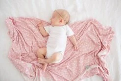 Copper Pearl Knit Swaddle Blanket - Lucy -Baby Go Round Store Copy of EmmyLowePhotoCPMay18 178 Copy