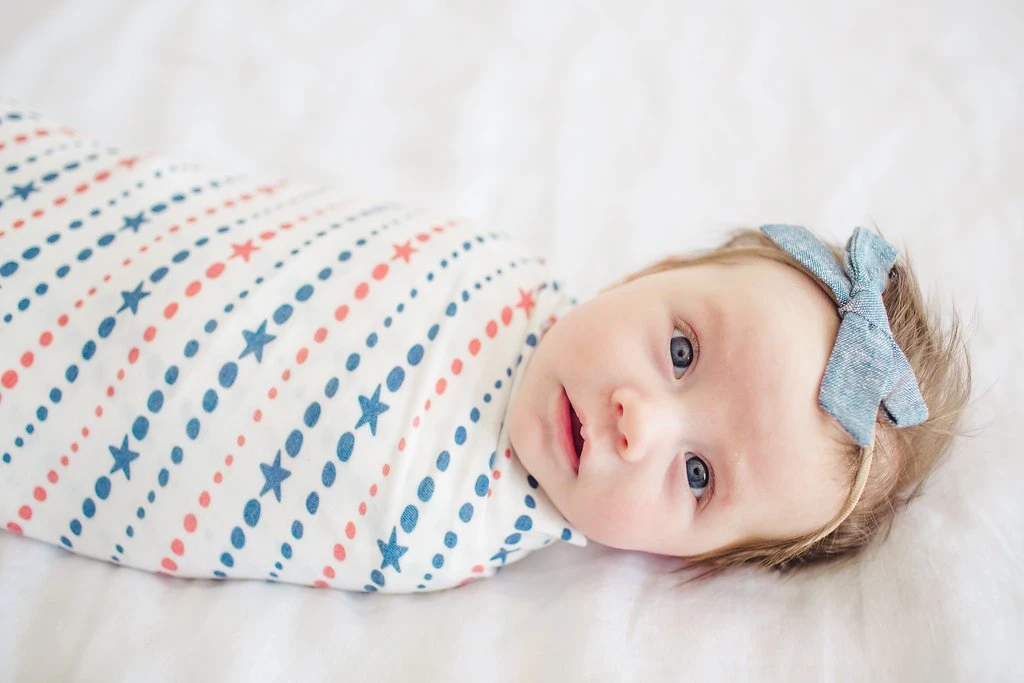 Copper Pearl Knit Swaddle Blanket - Glory 8 Copper Pearl Knit Swaddle Blanket - Glory - Image 8