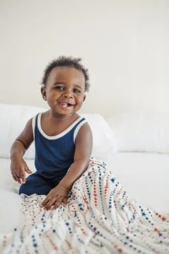 Copper Pearl Knit Swaddle Blanket - Glory 13 Copper Pearl Knit Swaddle Blanket - Glory -Baby Go Round Store Copy of EmmyLowePhotoCPMay18 214