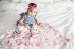 Copper Pearl Knit Swaddle Blanket - June -Baby Go Round Store Copy of EmmyLowePhotoCopperPearlFeb12 30