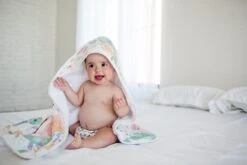 Copper Pearl Premium Knit Hooded Towel - Bloom -Baby Go Round Store Copy of EmmylowephotoCopperPearl 121