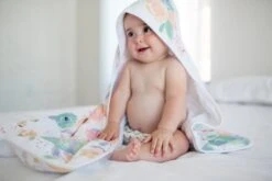 Copper Pearl Premium Knit Hooded Towel - Bloom -Baby Go Round Store Copy of EmmylowephotoCopperPearl 125