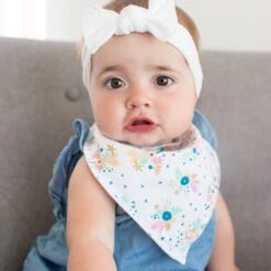 Copper Pearl Baby Bandana Bibs | Whimsy -Baby Go Round Store Copy of EmmylowephotoCopperPearl 182