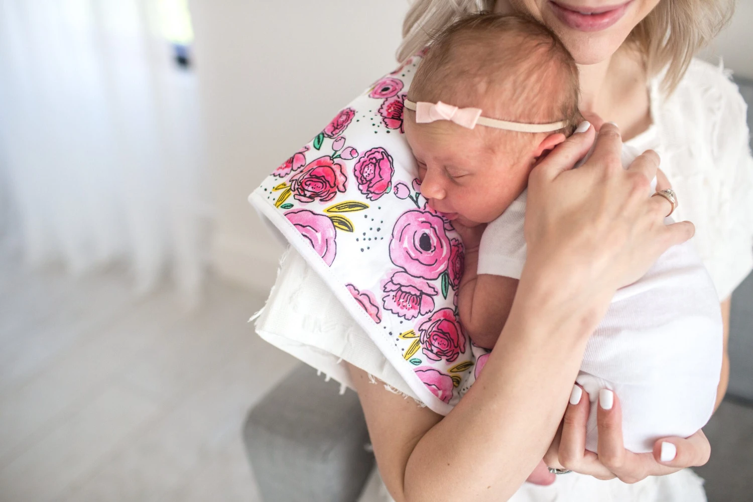 Copper Pearl Premium Burp Cloths - Bloom 9 Copper Pearl Premium Burp Cloths - Bloom - Image 9