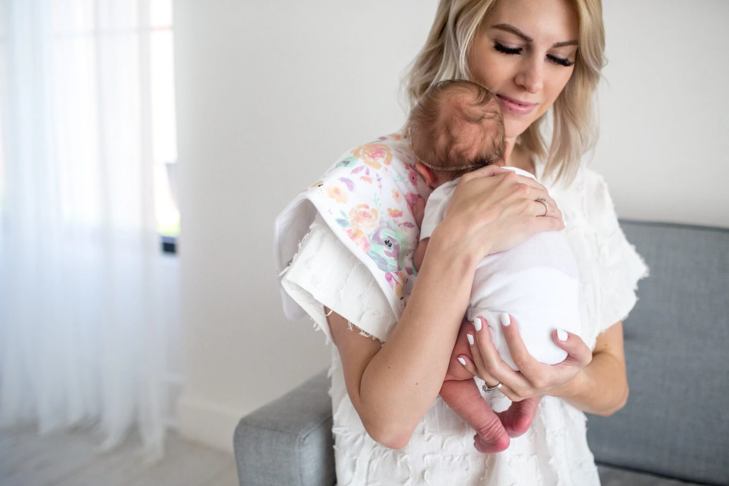 Copper Pearl Premium Burp Cloths - Bloom 7 Copper Pearl Premium Burp Cloths - Bloom - Image 7