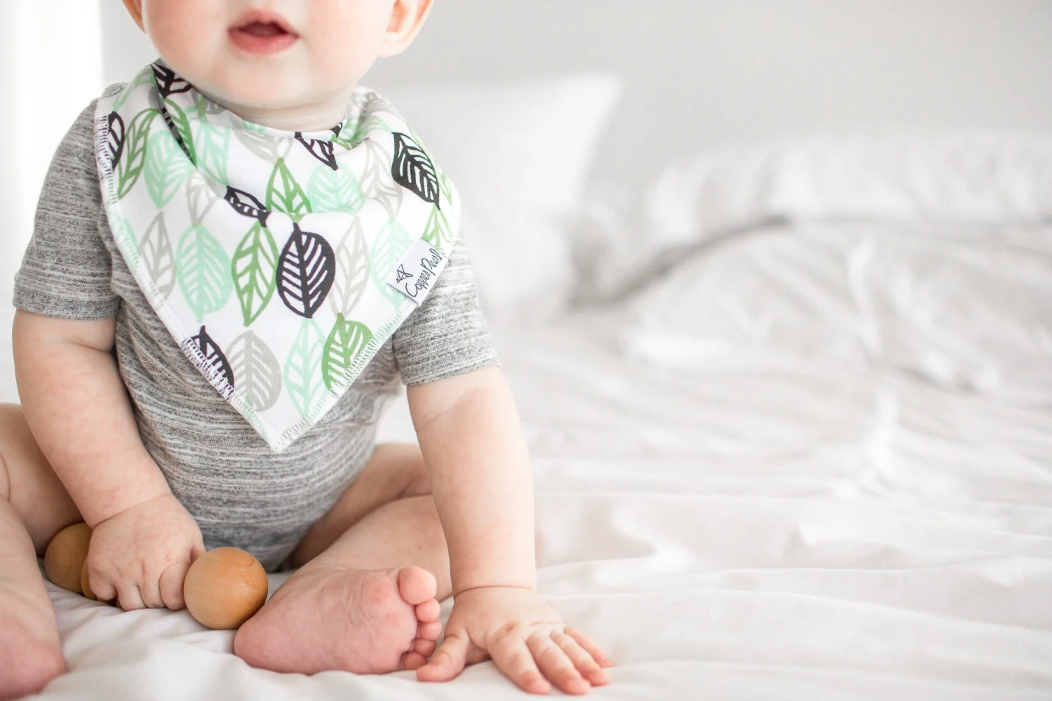 Copper Pearl Baby Bandana Bibs - Ranger 4 Copper Pearl Baby Bandana Bibs - Ranger - Image 4