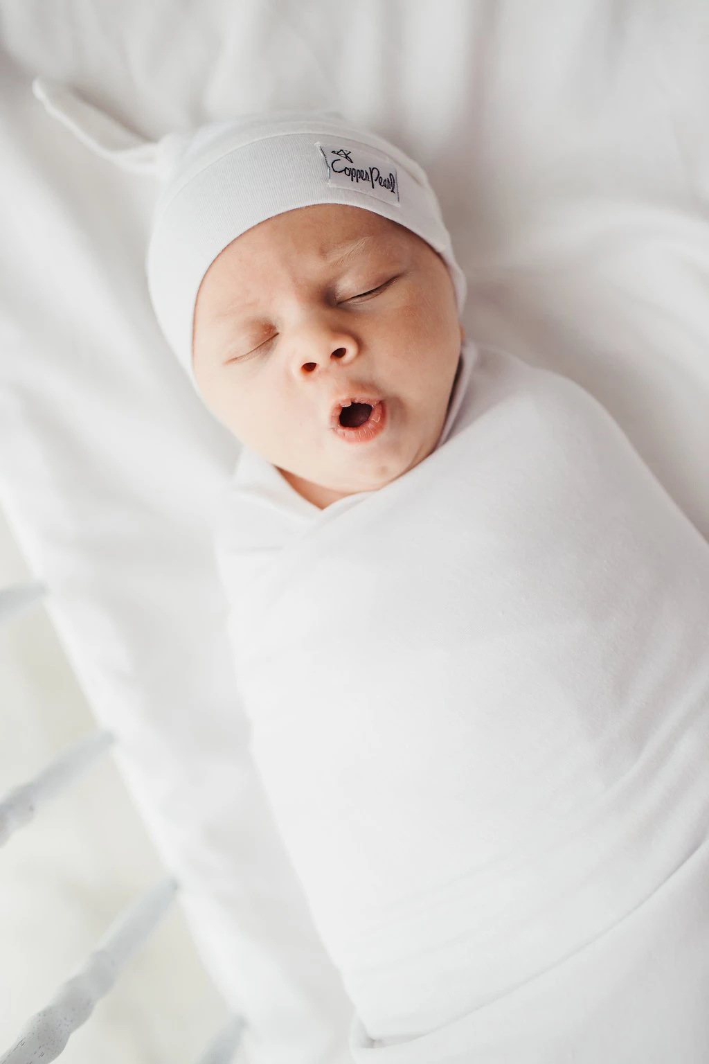 Copper Pearl Top Knot Hat - Dove 5 Copper Pearl Top Knot Hat - Dove - Image 5