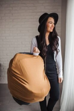 Copper Pearl Multi-Use Cover - Camel -Baby Go Round Store Copy of EmmylowephotoCopperPearlNov17 31