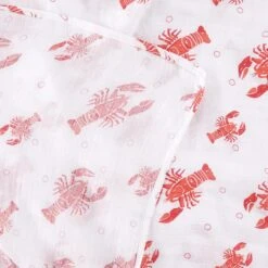 Little Hometown Heads And Tails Baby Muslin Swaddle Receiving Blanket -Baby Go Round Store CrawfishLobsterBabyGiftCoastBabyLousianaNewEngland 5 1024x1024 2x 6f48b739 e531 4574 afc1 465f445968c2