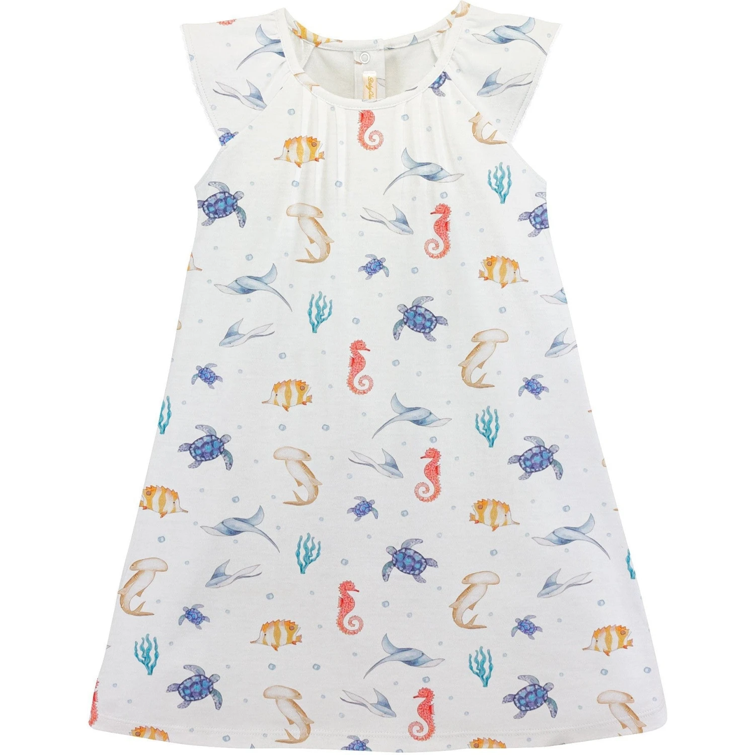 Baby Club Chic Sea Friends Girl Dress 1 Baby Club Chic Sea Friends Girl Dress