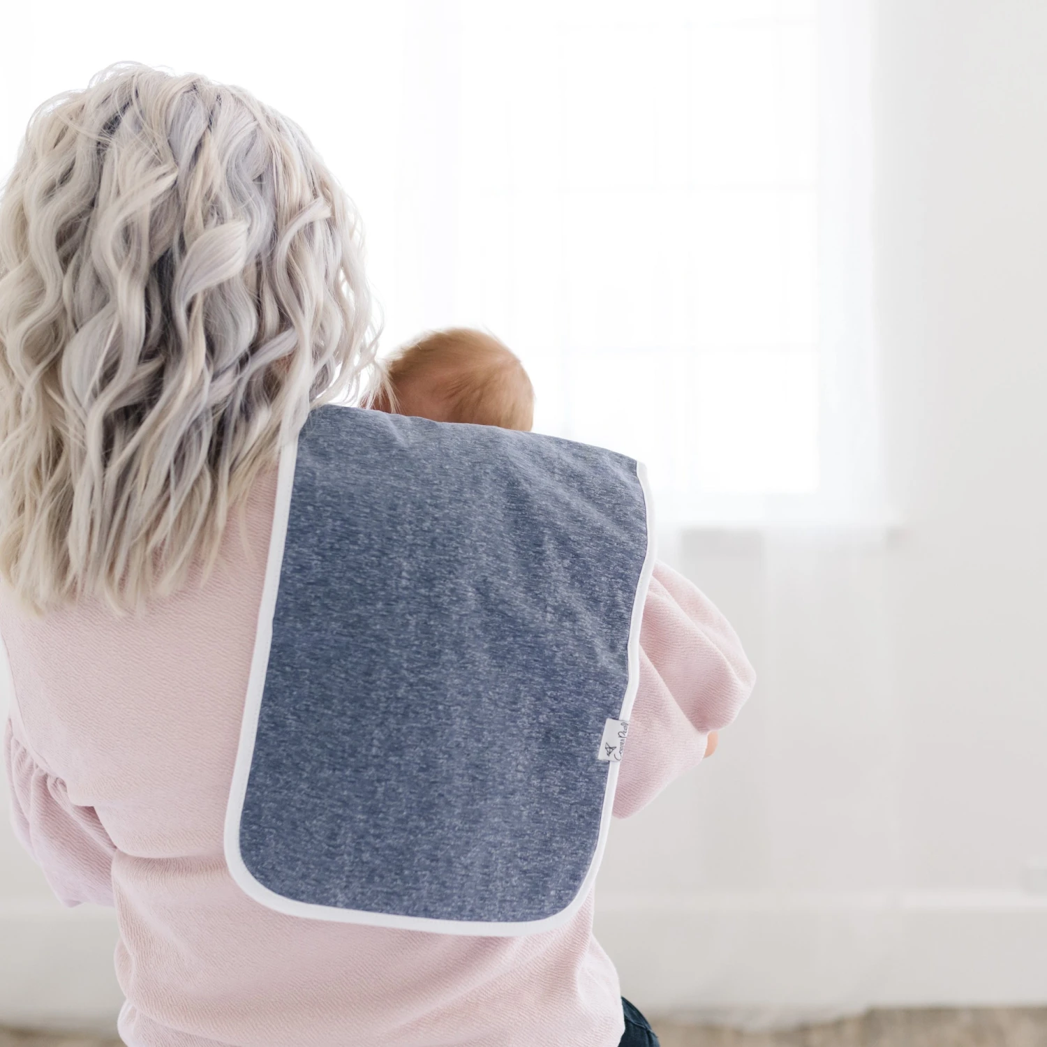 Copper Pearl Premium Burp Cloths | Lennon 5 Copper Pearl Premium Burp Cloths | Lennon - Image 5