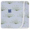 Kickee Pants Printed Swaddle Blanket - Dew Dill