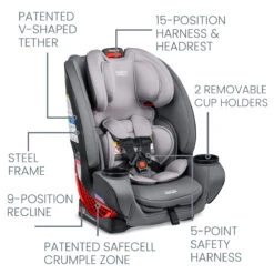 Britax One4Life ClickTight All-in-One Car Seat -Baby Go Round Store E1C903N One4Life GlacierGraphite 3 Master 2023 81268c87 f475 4c4c bced 8470e96c6cd3