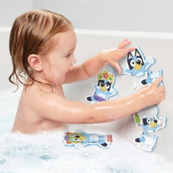 TOMY Toomies Bluey Bath Toy Puzzle -Baby Go Round Store E73697 SH A02 23076