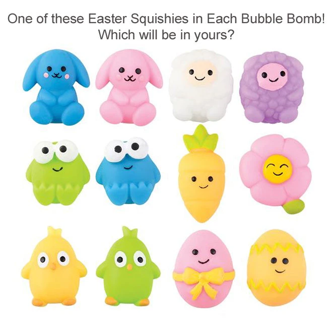 Easter Squishy Surprise Bubble Bath Bomb- Assorted Colors 2 Easter Squishy Surprise Bubble Bath Bomb- Assorted Colors - Image 2