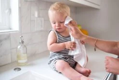 Copper Pearl 6 Ultra Soft Wash Cloths - Blue/White -Baby Go Round Store EmmyLowePhotoCopperPearlAug17 128 59fd520a 0f0e 4bcb 8832 fe7d3b3cc2f7