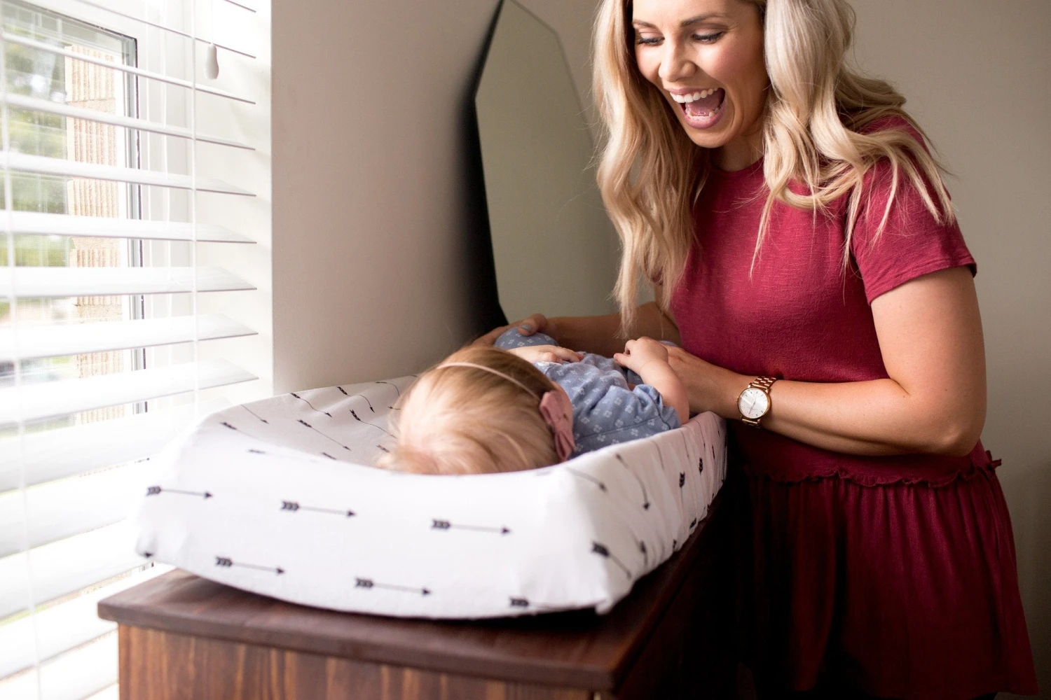 Copper Pearl Diaper Changing Pad Cover - Native 7 Copper Pearl Diaper Changing Pad Cover - Native - Image 7