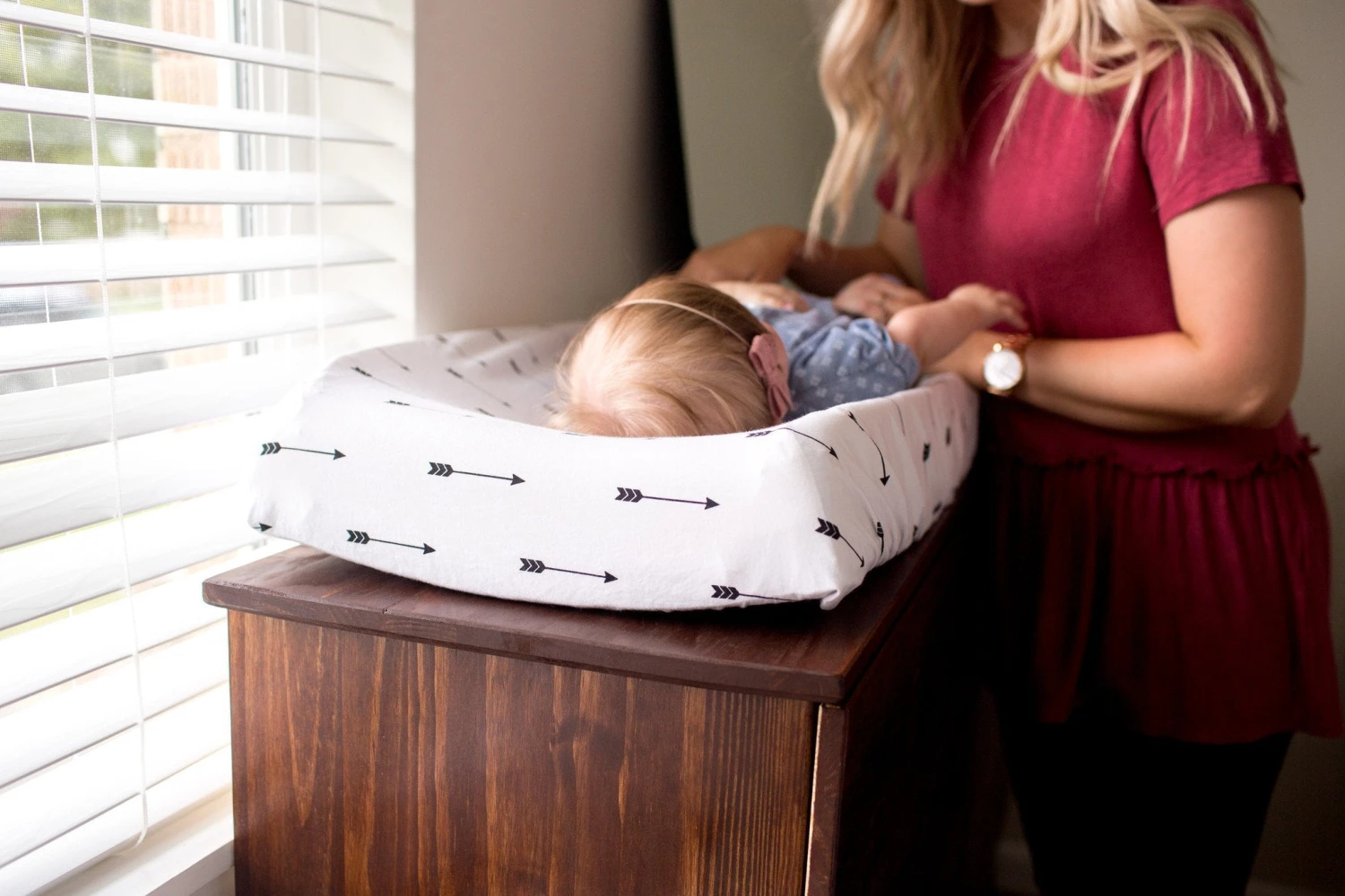 Copper Pearl Diaper Changing Pad Cover - Native 3 Copper Pearl Diaper Changing Pad Cover - Native - Image 3