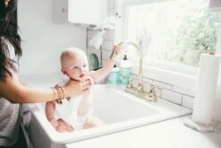 Copper Pearl 6 Ultra Soft Wash Cloths - White -Baby Go Round Store EmmyLowePhotoCopperPearlJuly22 4 b7fc39a9 dcca 402d bfb9 7517d0329ccd