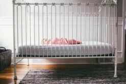 Copper Pearl Cotton Fitted Crib Sheet - Slate -Baby Go Round Store EmmyLowePhotoCopperPearlJuly222 48 3ba10b29 59a9 4a6c a7ff d763bbf438dc