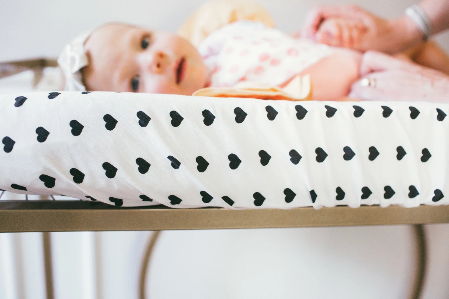 Copper Pearl Diaper Changing Pad Cover - Smitten 4 Copper Pearl Diaper Changing Pad Cover - Smitten - Image 4