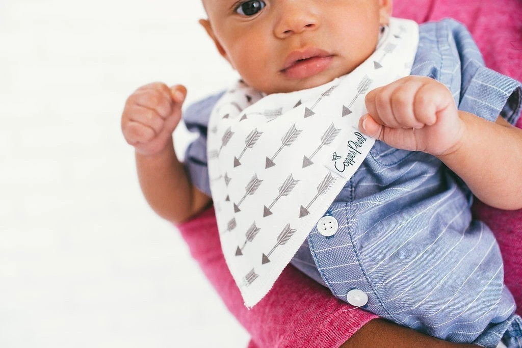 Copper Pearl Baby Bandana Bibs - Tribe 3 Copper Pearl Baby Bandana Bibs - Tribe - Image 3