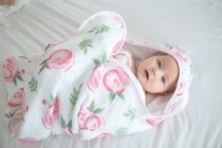 Copper Pearl Premium Knit Hooded Towel - Grace -Baby Go Round Store EmmylowephotoCopperPearl 103