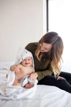 Copper Pearl Premium Knit Hooded Towel - Native -Baby Go Round Store EmmylowephotoCopperPearl 173