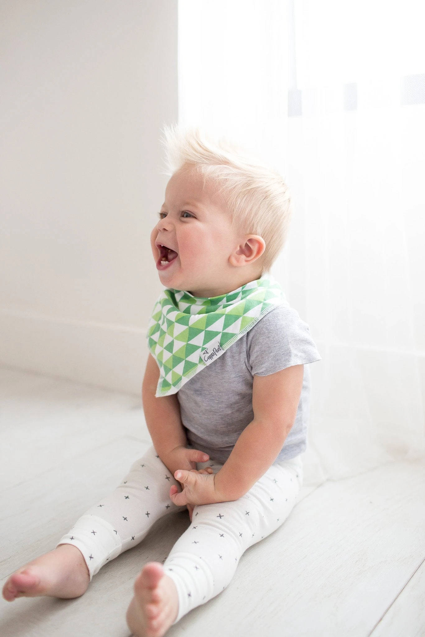 Copper Pearl Baby Bandana Bibs - Apollo 5 Copper Pearl Baby Bandana Bibs - Apollo - Image 5