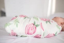 Copper Pearl Knit Swaddle Blanket - Grace -Baby Go Round Store EmmylowephotoCopperPearl 91