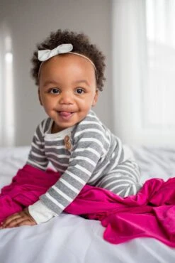 Copper Pearl Knit Swaddle Blanket - Berry 13 Copper Pearl Knit Swaddle Blanket - Berry -Baby Go Round Store EmmylowephotoCopperPearlFeb28 152