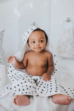 Copper Pearl Premium Knit Hooded Towel - Smitten -Baby Go Round Store EmmylowephotoCopperPearlJan 1