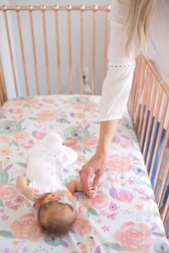 Copper Pearl Cotton Fitted Crib Sheet - Bloom -Baby Go Round Store EmmylowephotoCopperPearlMay2 130 48ccae99 2d89 40ae bf78 c40d46235d73