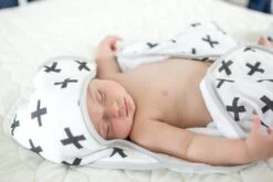 Copper Pearl Premium Knit Hooded Towel - Swiss -Baby Go Round Store EmmylowephotoCopperPearlMay2 133