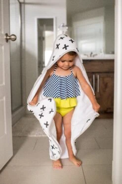 Copper Pearl Premium Knit Hooded Towel - Swiss -Baby Go Round Store EmmylowephotoCopperPearlMay2 34