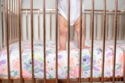 Copper Pearl Cotton Fitted Crib Sheet - Bloom -Baby Go Round Store EmmylowephotoCopperPearlMay2 40 8bce5e14 d86a 43a8 ac65 42b9078c4a71