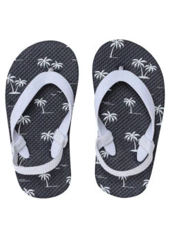 Snapper Rock ISLAND PALM NAVY FLIP FLOP TODDLERS