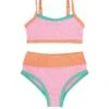 Feather 4 Arrow Retro Ringer Bikini- Prism Pink