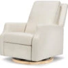 **IN STOCK**Namesake Crewe Nursery Glider Recliner- Ivory Boucle On A Wood Base