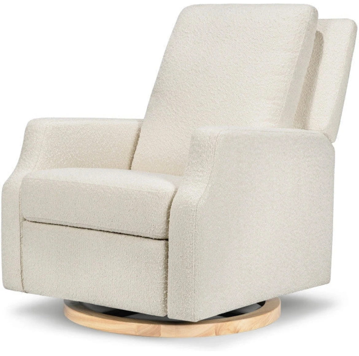 **IN STOCK**Namesake Crewe Nursery Glider Recliner- Ivory Boucle On A Wood Base 1 **IN STOCK**Namesake Crewe Nursery Glider Recliner- Ivory Boucle On A Wood Base